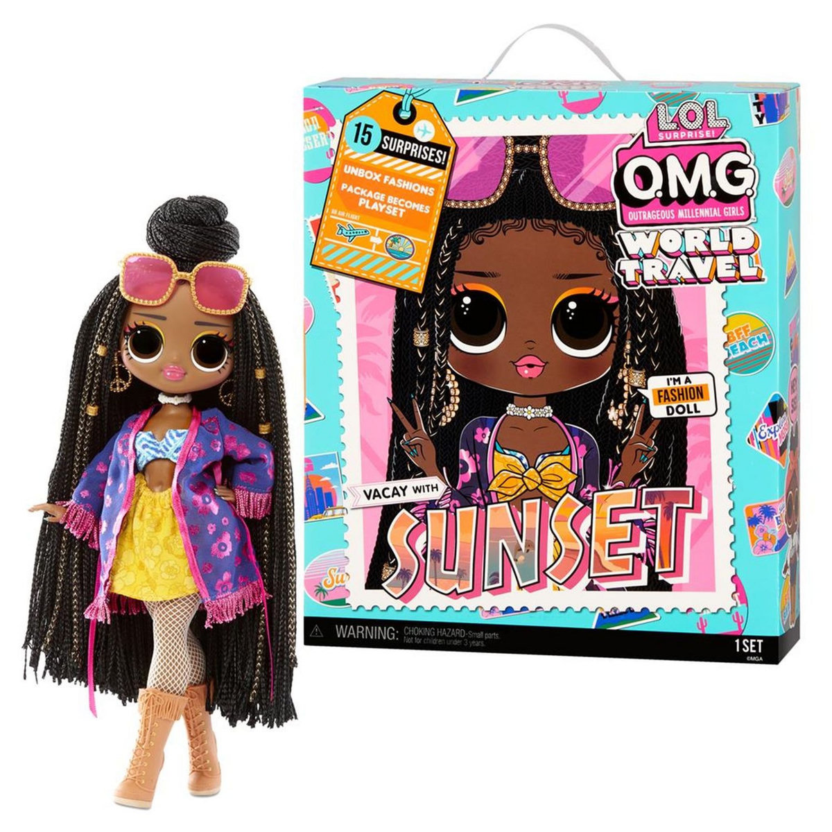 Lol surprise LOL Surprise OMG Travel Doll Sunset