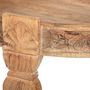 Voir la diapositive 3 : ATMOSPHERA Table d'Appoint en Bois  Gypsy  75cm Naturel