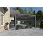 Voir la diapositive 9 : Pergola Bioclimatique autoportée 4x4 m - Aluminum Anthracite - 4x4m VS OmBREA®
