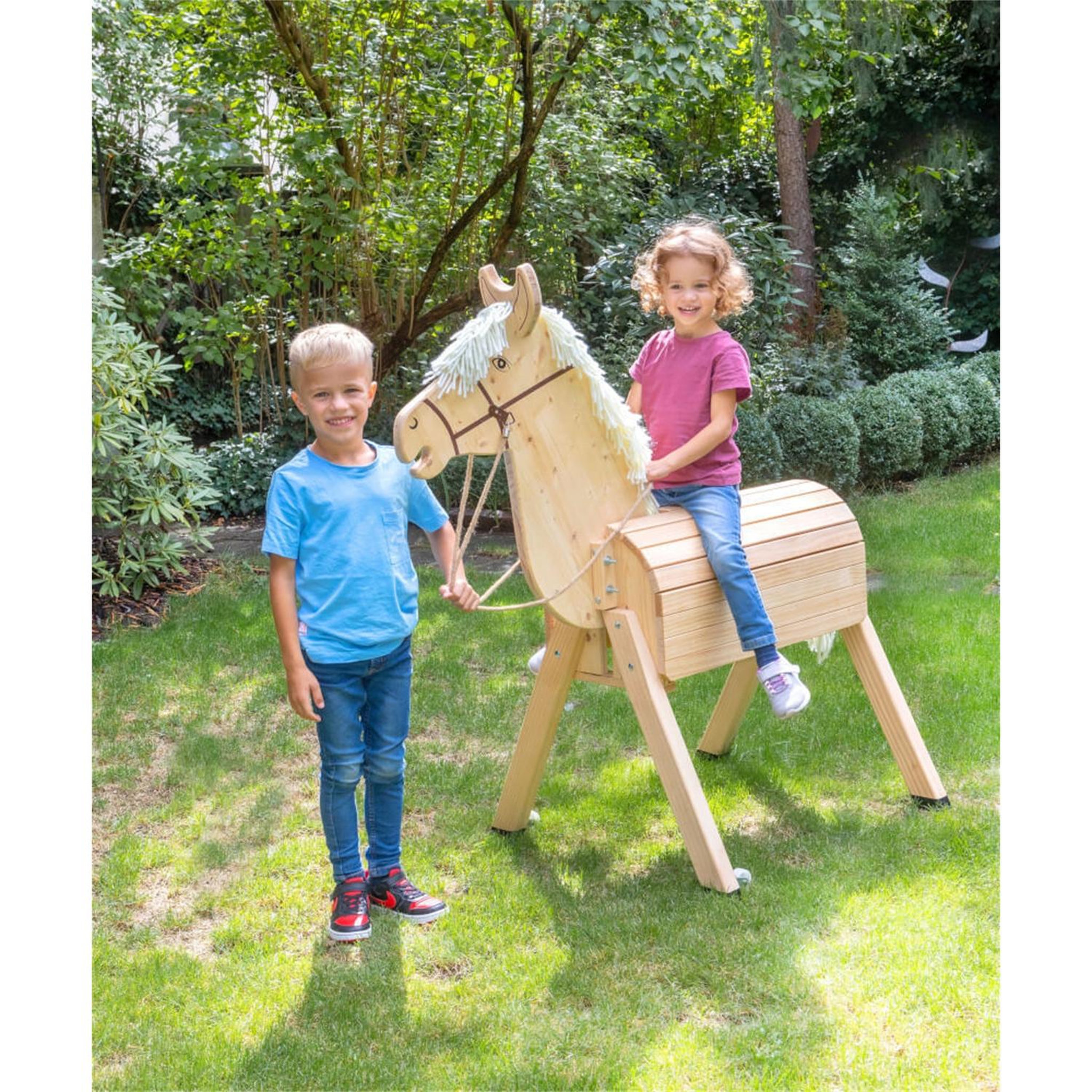 Voir la diapositive 2 : OUTDOOR ACTIVE Le cheval de jardin Monty