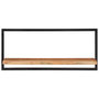 Voir la diapositive 2 : VIDAXL Etageres murales 2 pcs 80x25x35 cm Bois d'acacia et acier