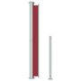 Voir la diapositive 5 : VIDAXL Auvent lateral retractable de patio 180x300 cm Rouge