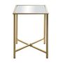 Voir la diapositive 3 : Paris Prix Table d'Appoint Design en Métal  Mezo  53cm Or
