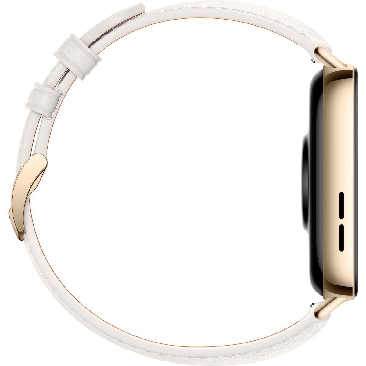 HUAWEI Montre connectée Watch Fit 3 Cuir Blanc