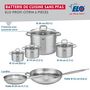Voir la diapositive 2 : ELO Ensemble de 2 Poêles de cuisson 24 et 32 cm et 4 faitouts 12, 14, 16 et 26 cm Elo Profi Citrin