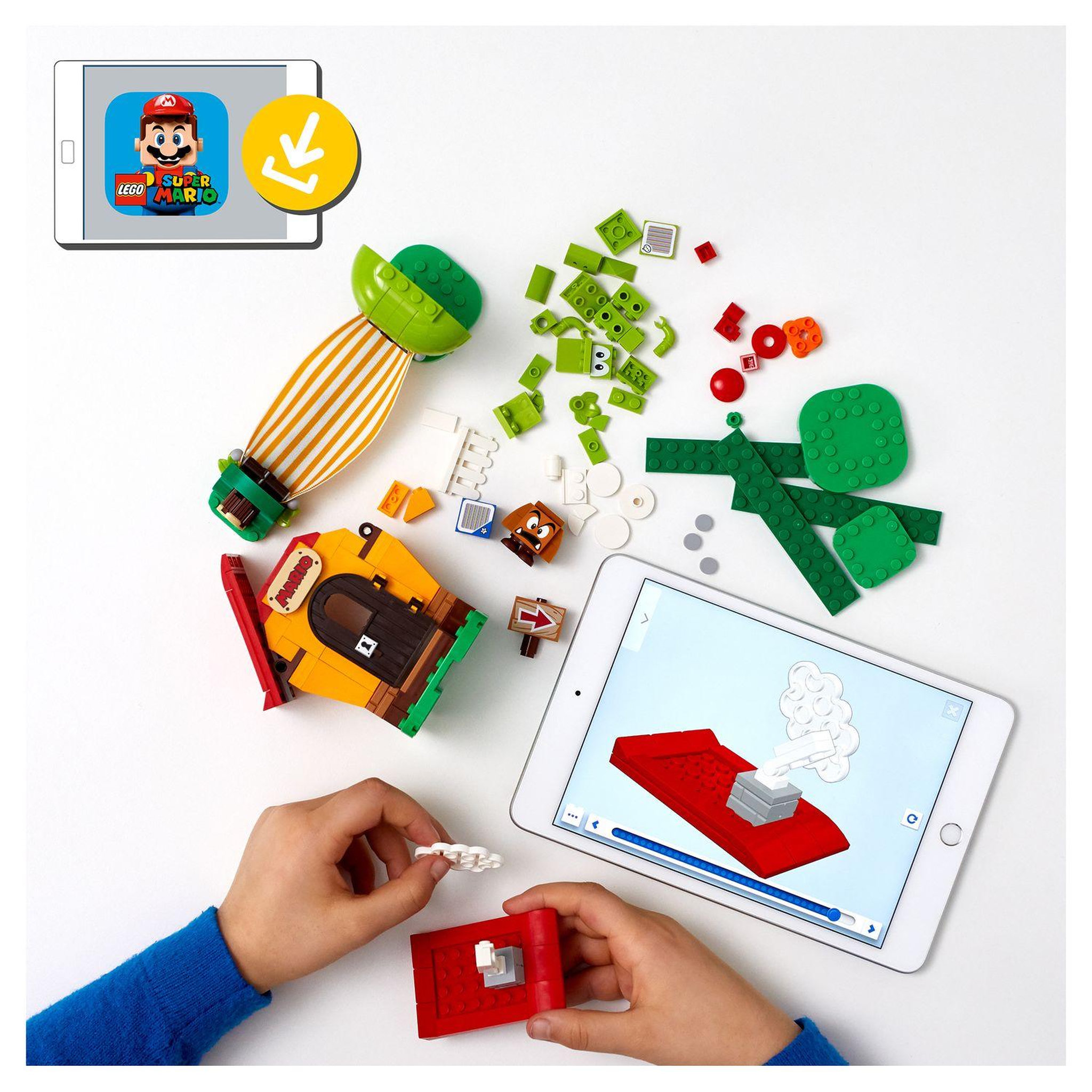Voir la diapositive 5 : LEGO Super Mario 71367 - Ensemble d'extension La maison de Mario et Yoshi