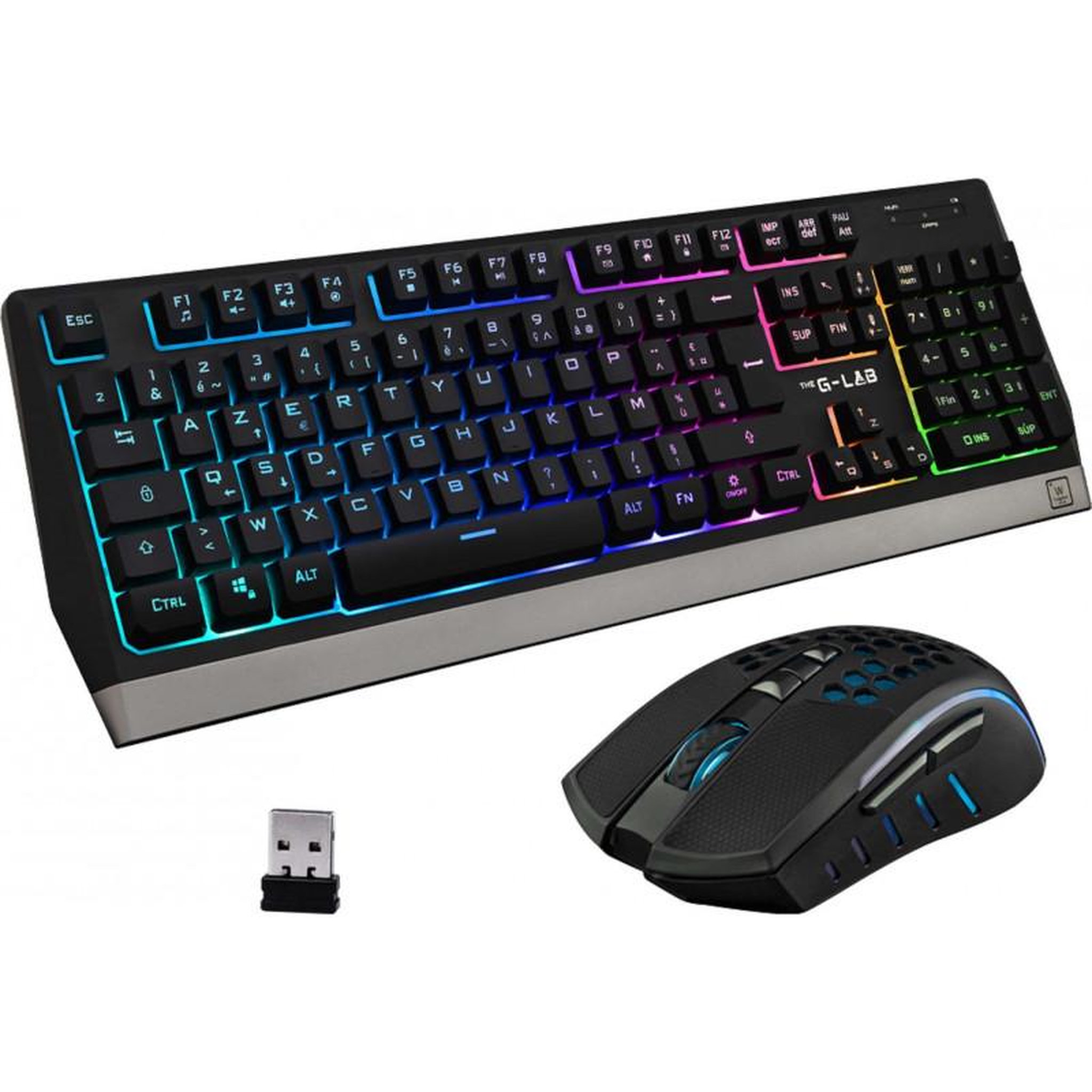 THE G-LAB Clavier Gamer THE G-LAB COMBO-TUNGSTEN/FR