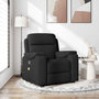 Voir la diapositive 1 : VIDAXL Fauteuil de massage inclinable Noir Tissu