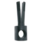 CENTRALE BRICO Gabarit de perçage composite plastifié, H.80 x L.25 x P.25 mm