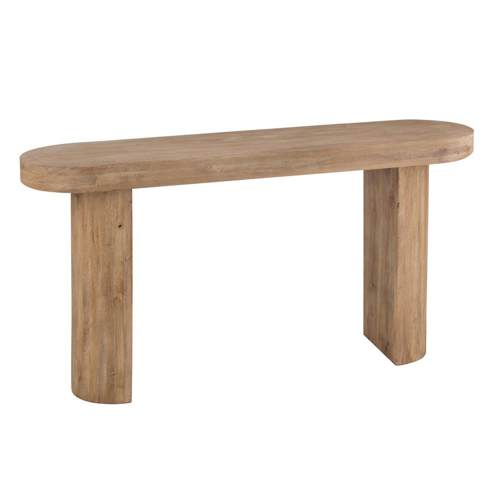 J-LINE Console en bois  latasha  152cm naturel
