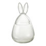 Voir la diapositive 1 : Paris Prix Bocal Design en Verre  Lapin  34cm Transparent