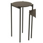 Voir la diapositive 4 : Paris Prix Lot de 2 Tables d'Appoint Gigognes  Rodolfo  55cm Marron Foncé