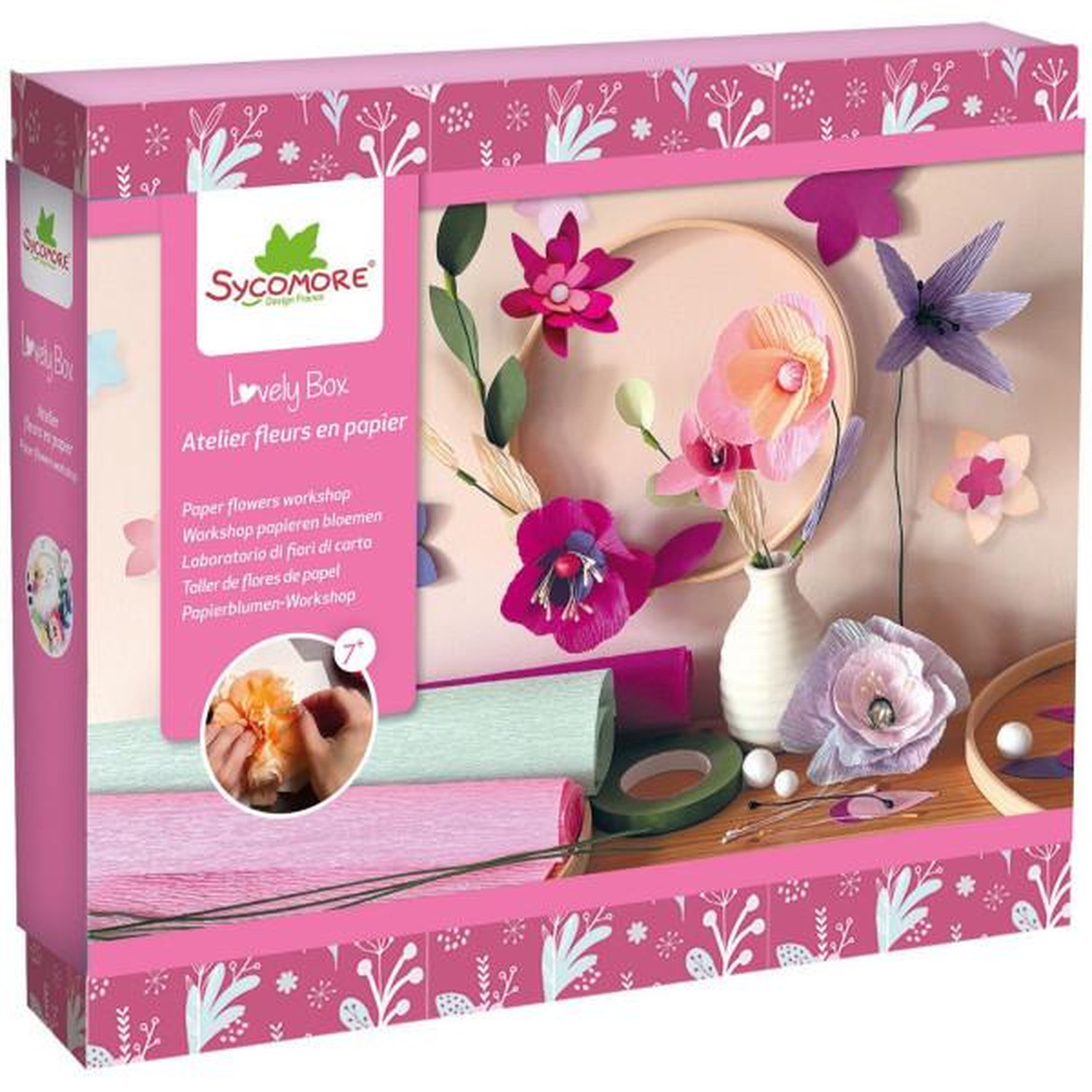 Lovely box SYCOMORE Atelier fleurs en papier Dès - vue 3