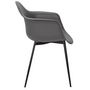 Voir la diapositive 3 : The Home Deco Factory Fauteuil GUSTAV gris