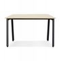 Voir la diapositive 2 : Paris Prix Bureau Bench Double  Rosendo  160cm Noir & Naturel