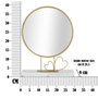 Voir la diapositive 6 : Paris Prix Miroir sur Pied en Marbre  Hearts  39cm Or