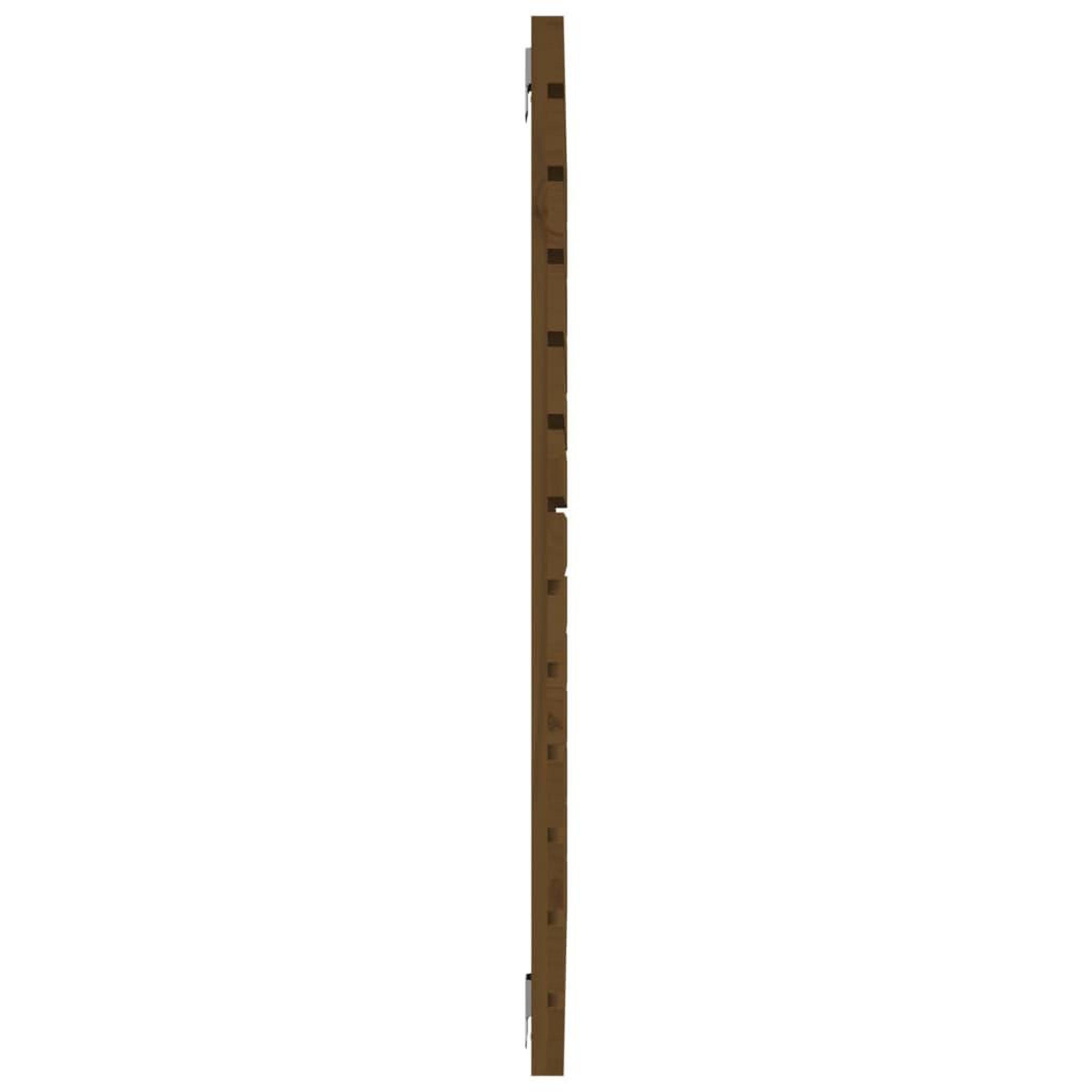 Voir la diapositive 5 : VIDAXL Tete de lit murale Marron miel 81x3x91,5 cm Bois massif de pin