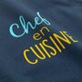 Paris Prix Tablier de Cuisine  Chef en Cuisine  84cm Bleu