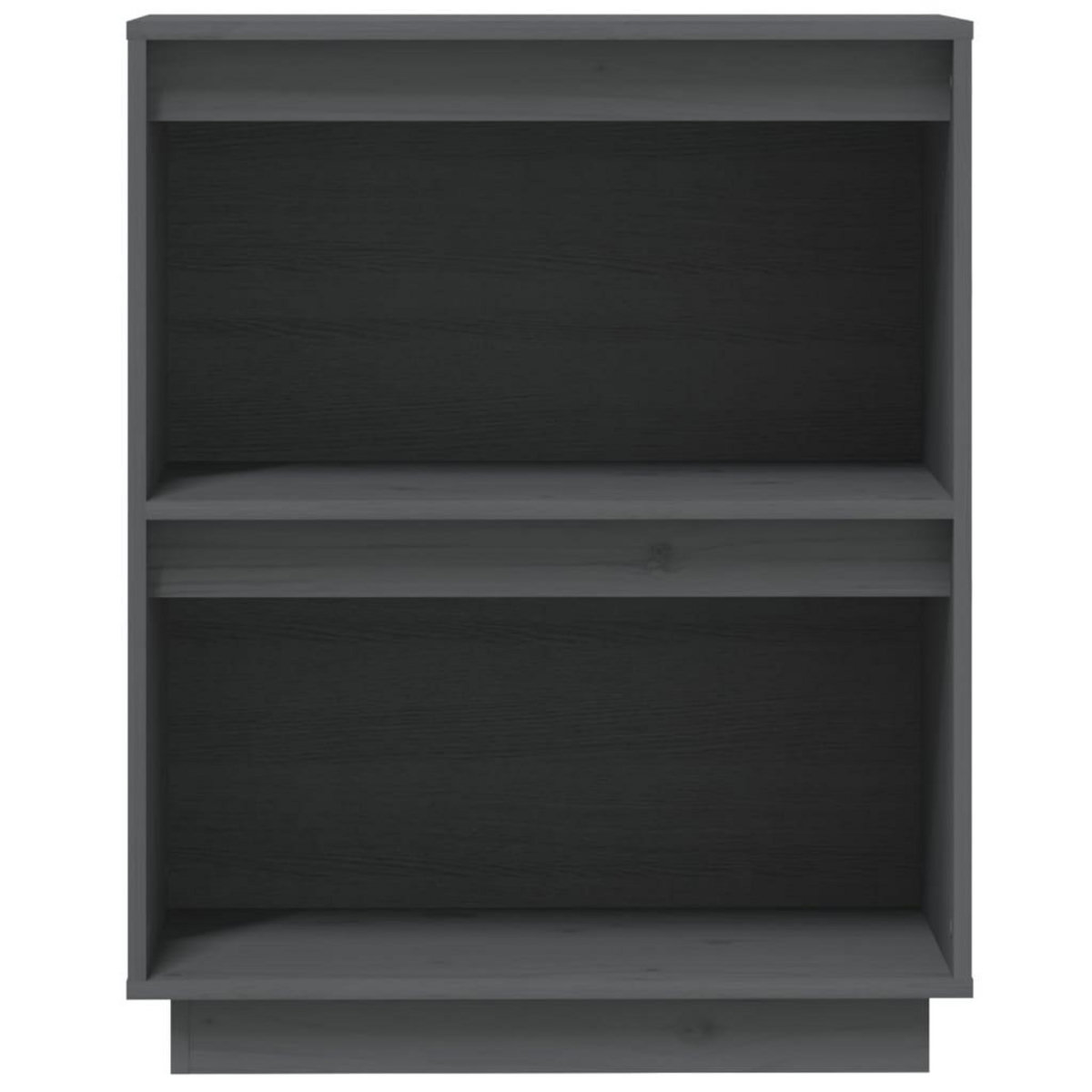 VIDAXL Armoire console Gris 60x34x75 cm Bois de pin solide