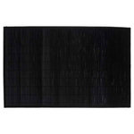 FIVE Tapis en Bambou  Latte  120x170cm Noir
