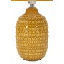 Voir la diapositive 2 : Paris Prix Lampe à Poser en Céramique  Points  30cm Moutarde