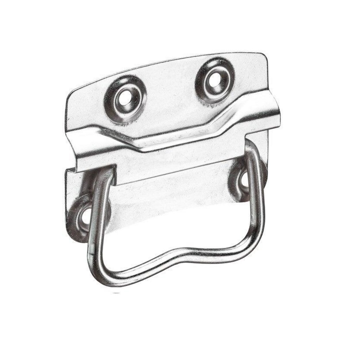 CENTRALE BRICO Poignée acier zingue HETTICH entraxe 64 mm