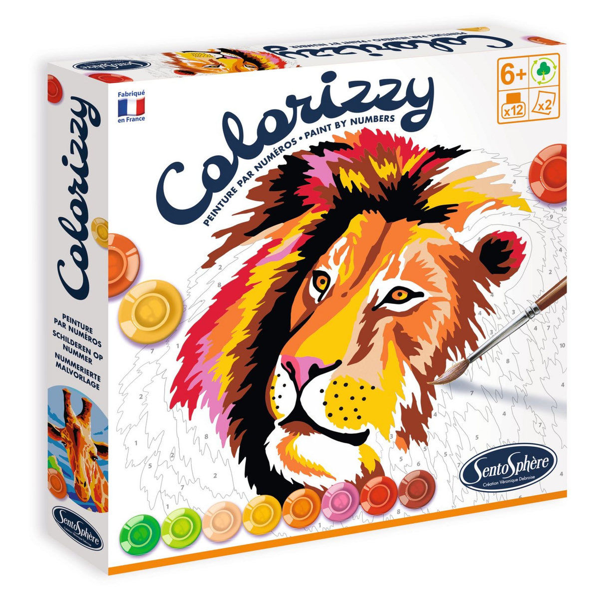 Sentosphère Coffret peinture Colorizzy - Savane