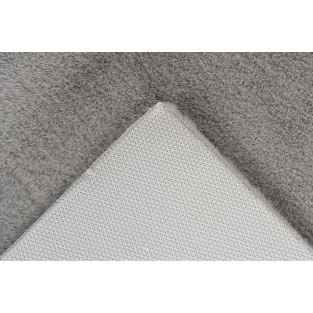 Paris Prix Tapis de Bain Fait à la Main  Rabbit  Gris Clair