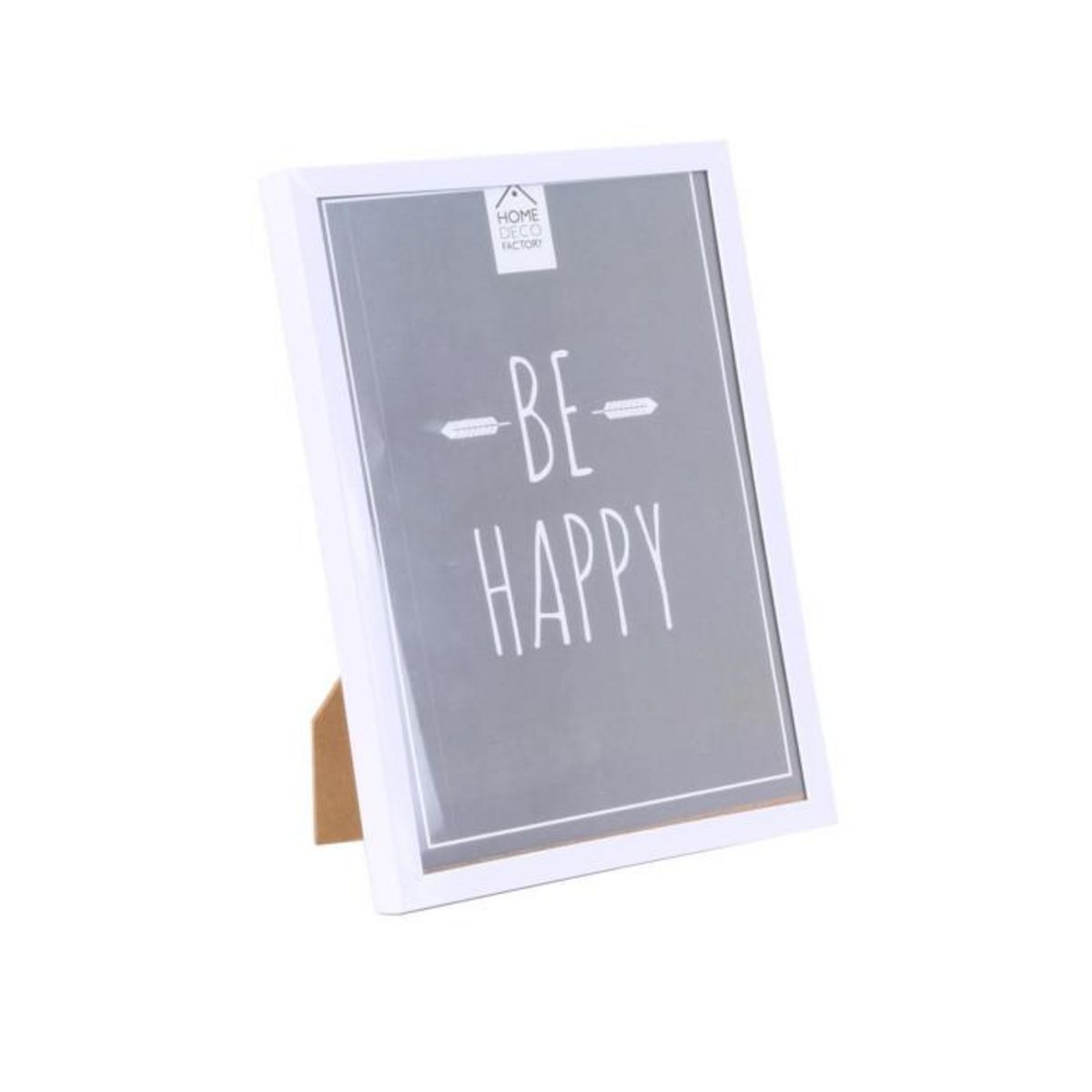 Paris Prix Cadre Photo Design  Be Happy  13x18cm Blanc