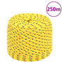 Voir la diapositive 1 : VIDAXL Corde de bateau Jaune 6 mm 250 m Polypropylene