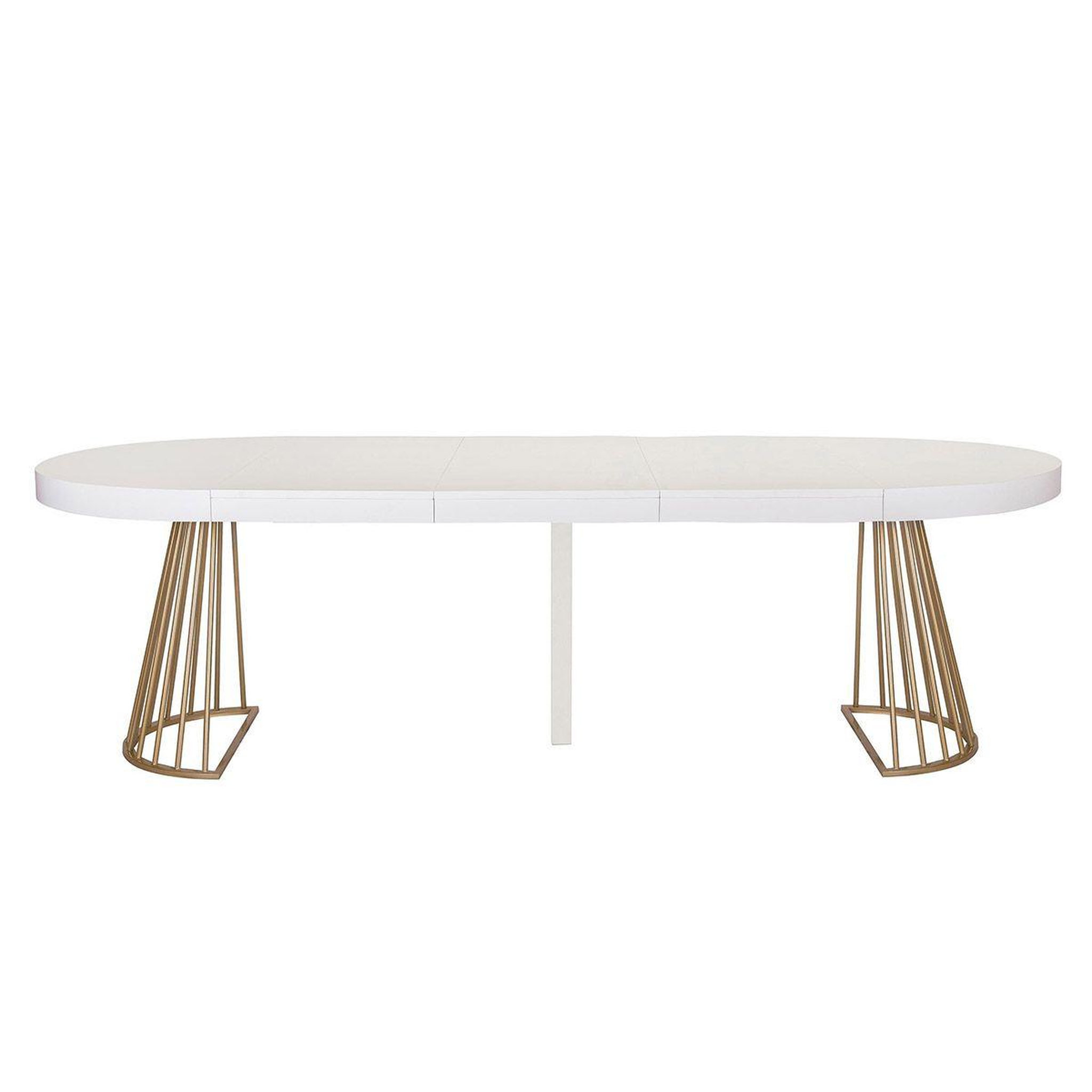 Voir la diapositive 2 : Paris Prix Table de repas extensible  resoa  110-260cm blanc