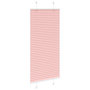 Voir la diapositive 3 : VIDAXL Store plisse rose 55x150 cm largeur du tissu 54,4 cm polyester