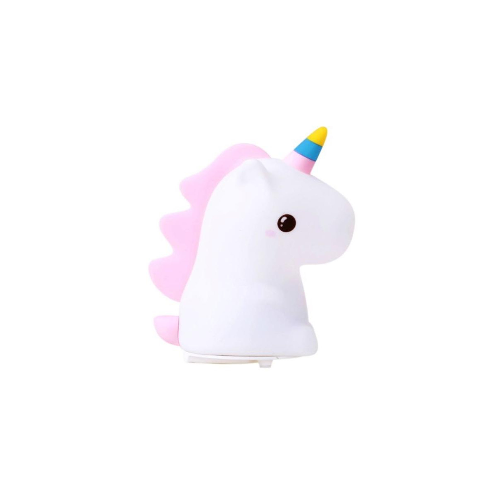 ELINELI Veilleuse bébé licorne blanche