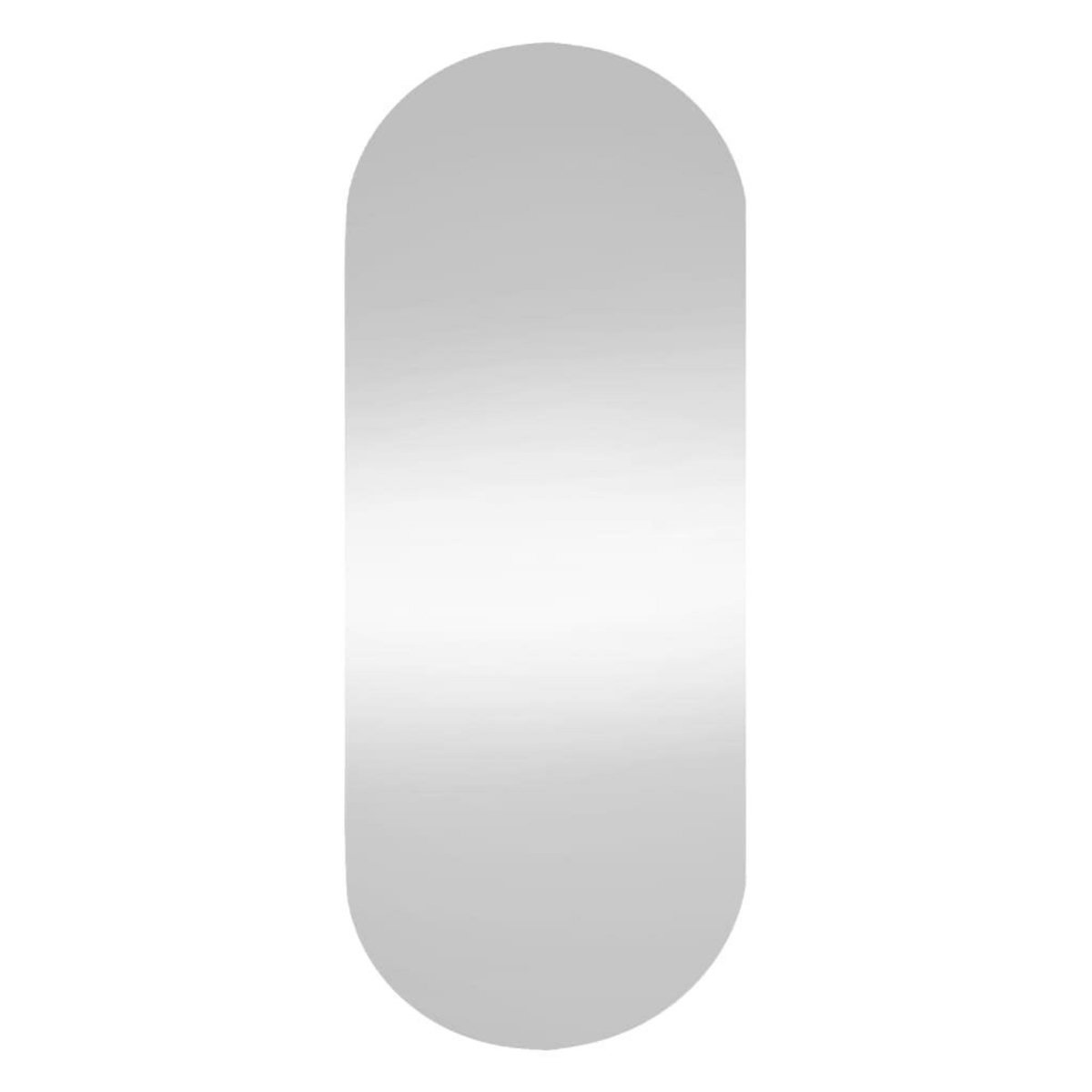 VIDAXL Miroir mural 35x80 cm Verre Ovale