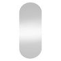 Voir la diapositive 3 : VIDAXL Miroir mural 35x80 cm Verre Ovale