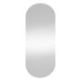 Voir la diapositive 3 : VIDAXL Miroir mural 35x80 cm Verre Ovale