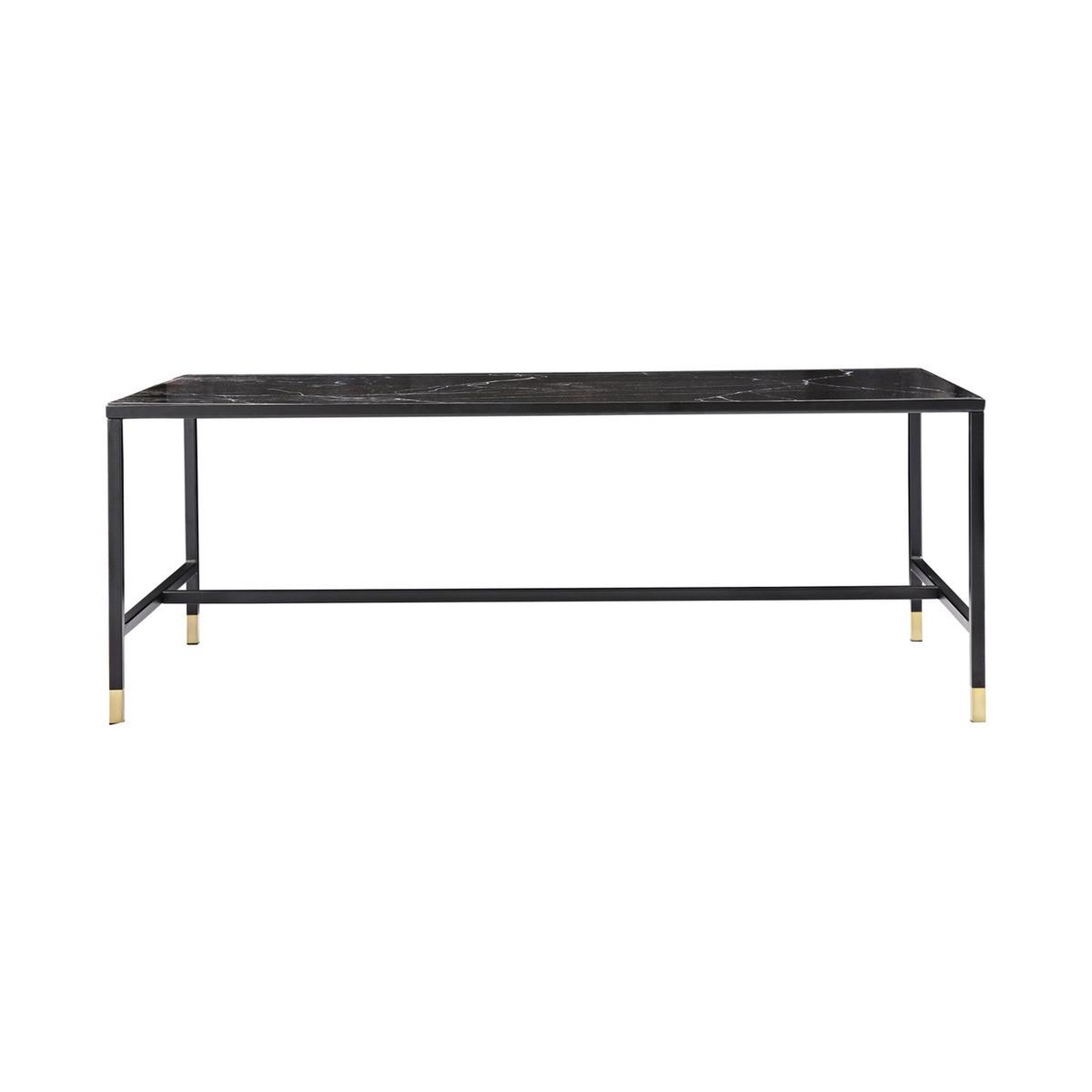 Voir la diapositive 2 : Paris Prix Table basse design en verre  dipp  130cm noir