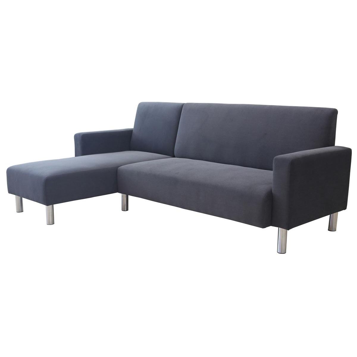 Habitat et Jardin Canapé d'angle tissu réversible  Rio  - 4 places - Gris