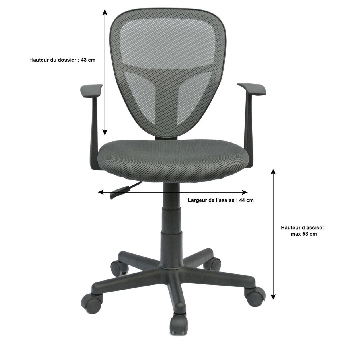 IDIMEX Chaise de bureau pour enfant STUDIO