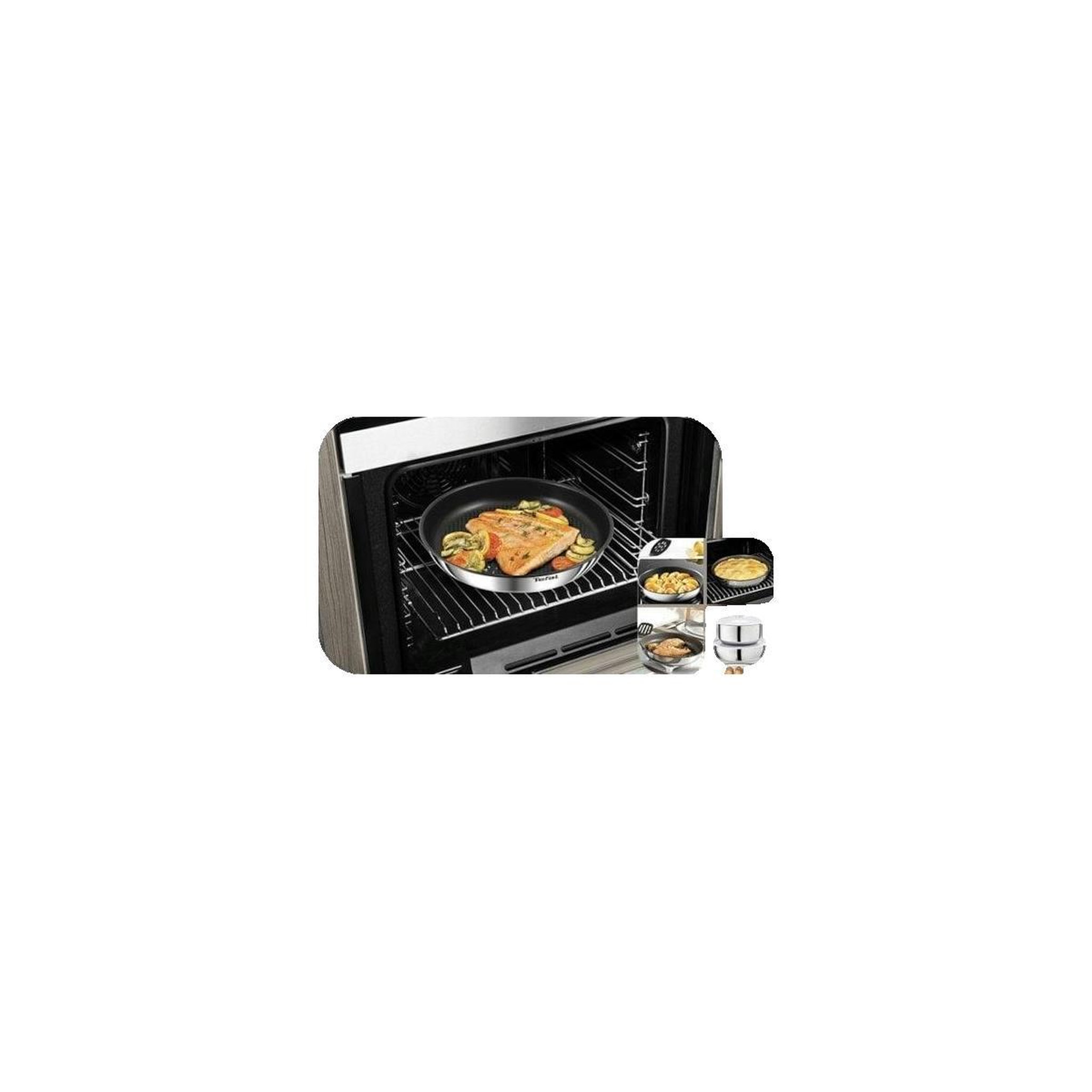 Voir la diapositive 2 : TEFAL Batterie de cuisine Tefal Ingenio Emotion acier inoxydable antiadhésif