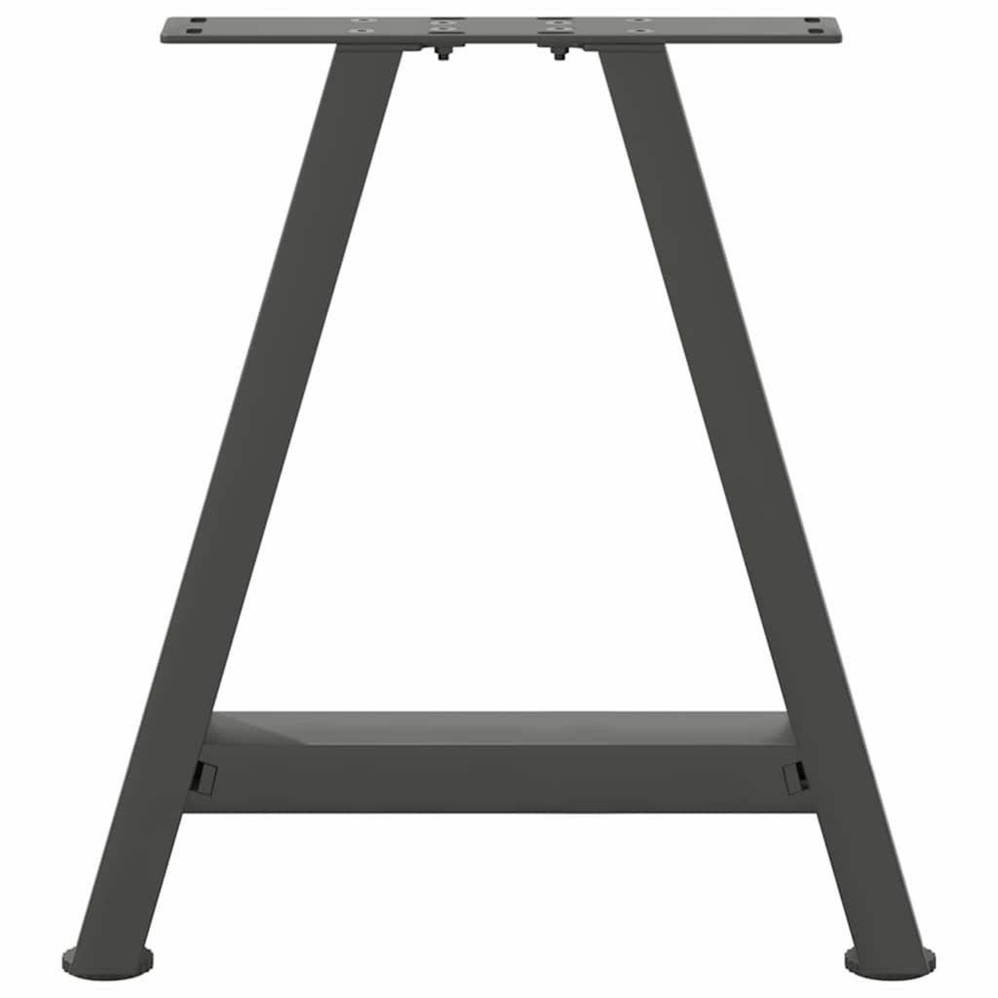 Voir la diapositive 5 : VIDAXL Pieds de table basse forme de A 2 pcs anthracite 38x(42-43) cm