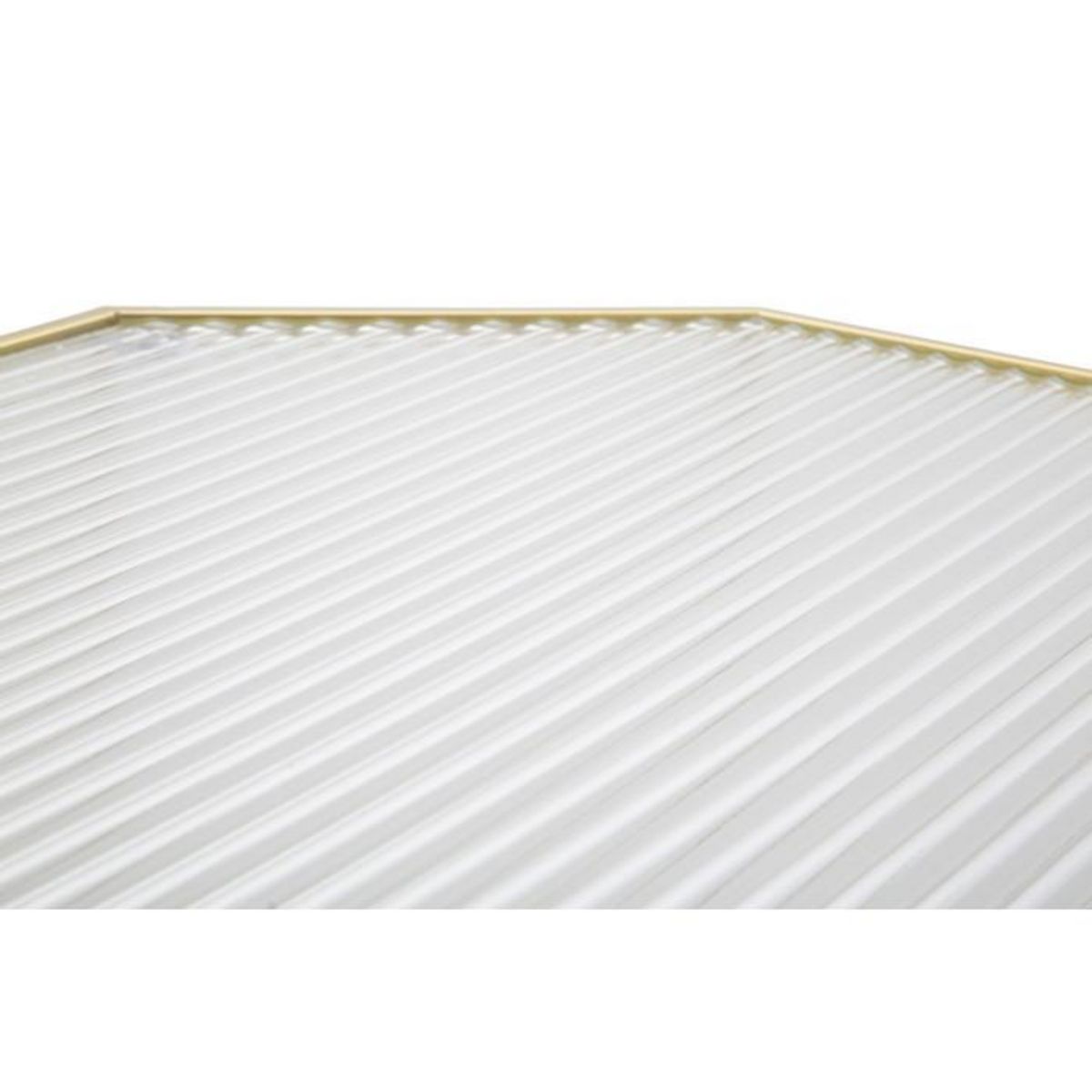 Paris Prix Lot de 2 Tables d'Appoint Octogonale  Glassy  100cm Or