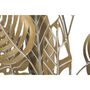 Voir la diapositive 3 : Paris Prix Décoration Murale Encadrée en Métal  Jungle  80cm Or