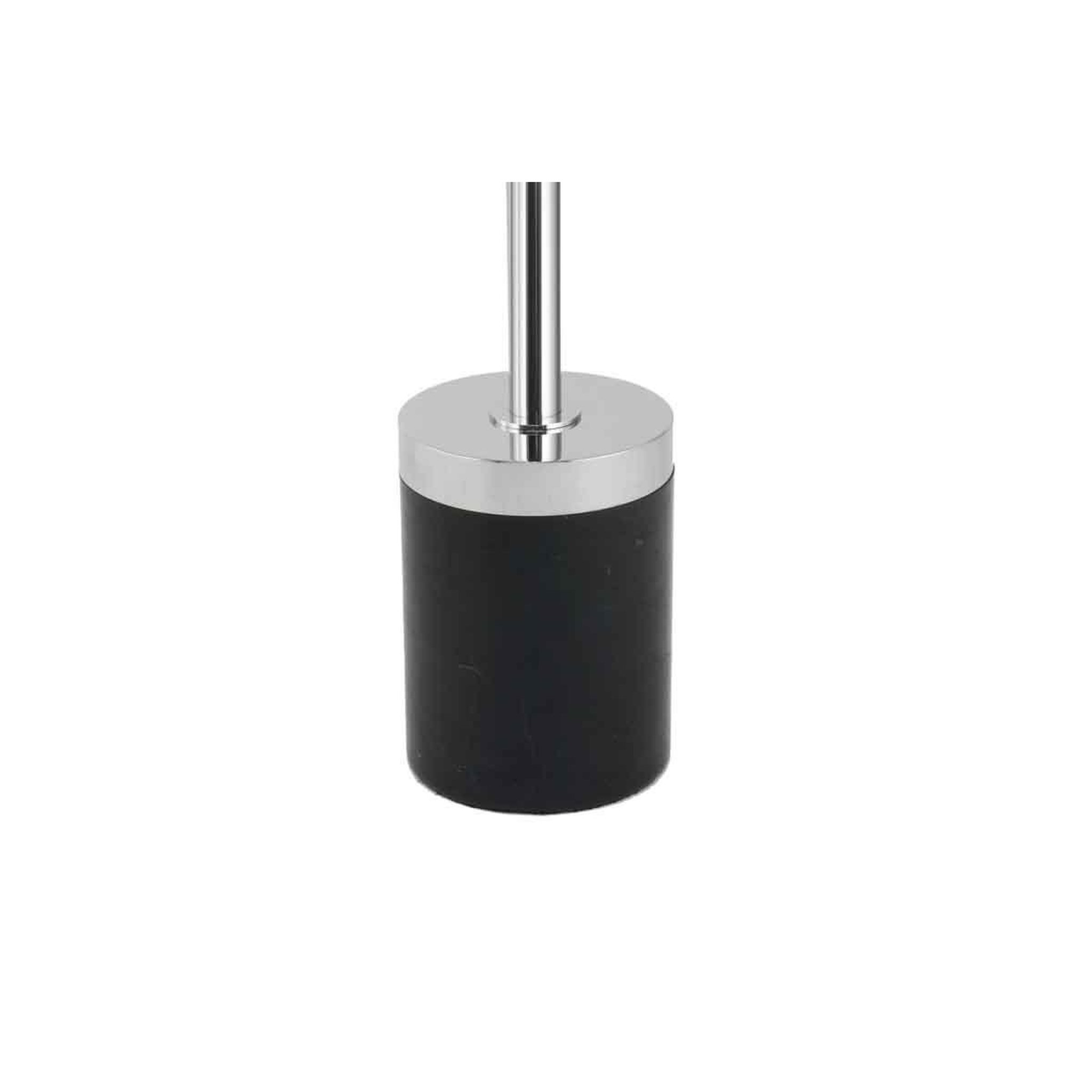 Voir la diapositive 4 : Paris Prix Table d'appoint en marbre  lana  53cm argent & noir