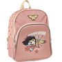 Voir la diapositive 2 : DC COMIC'S Sac maternelle rose avec pochette avant Wonder Woman