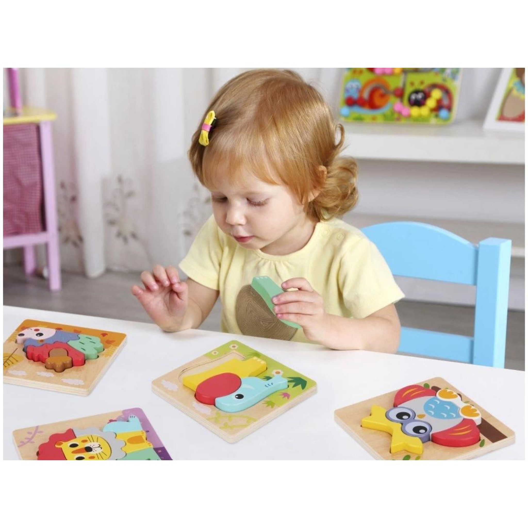Voir la diapositive 3 : ELINELI Coffret pédagogique ensembles de jouets premiers ages