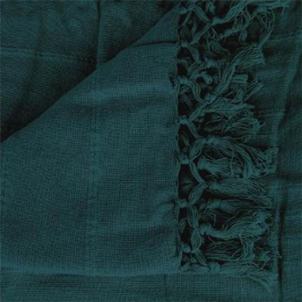 ATMOSPHERA Jeté de Lit  Anjali  160x220cm Bleu Canard