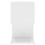 VIDAXL Table de chevet Blanc 50x30x51,5 cm Agglomere
