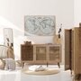 The Home Deco Factory Tableau toile Mappemonde