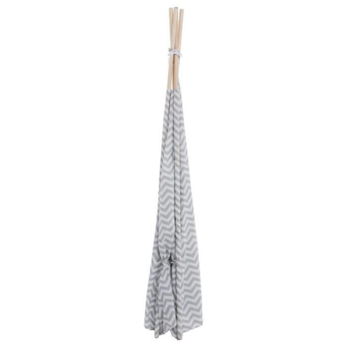 Atmosphera Kids Tipi Déco Enfant  Motifs  160cm Gris
